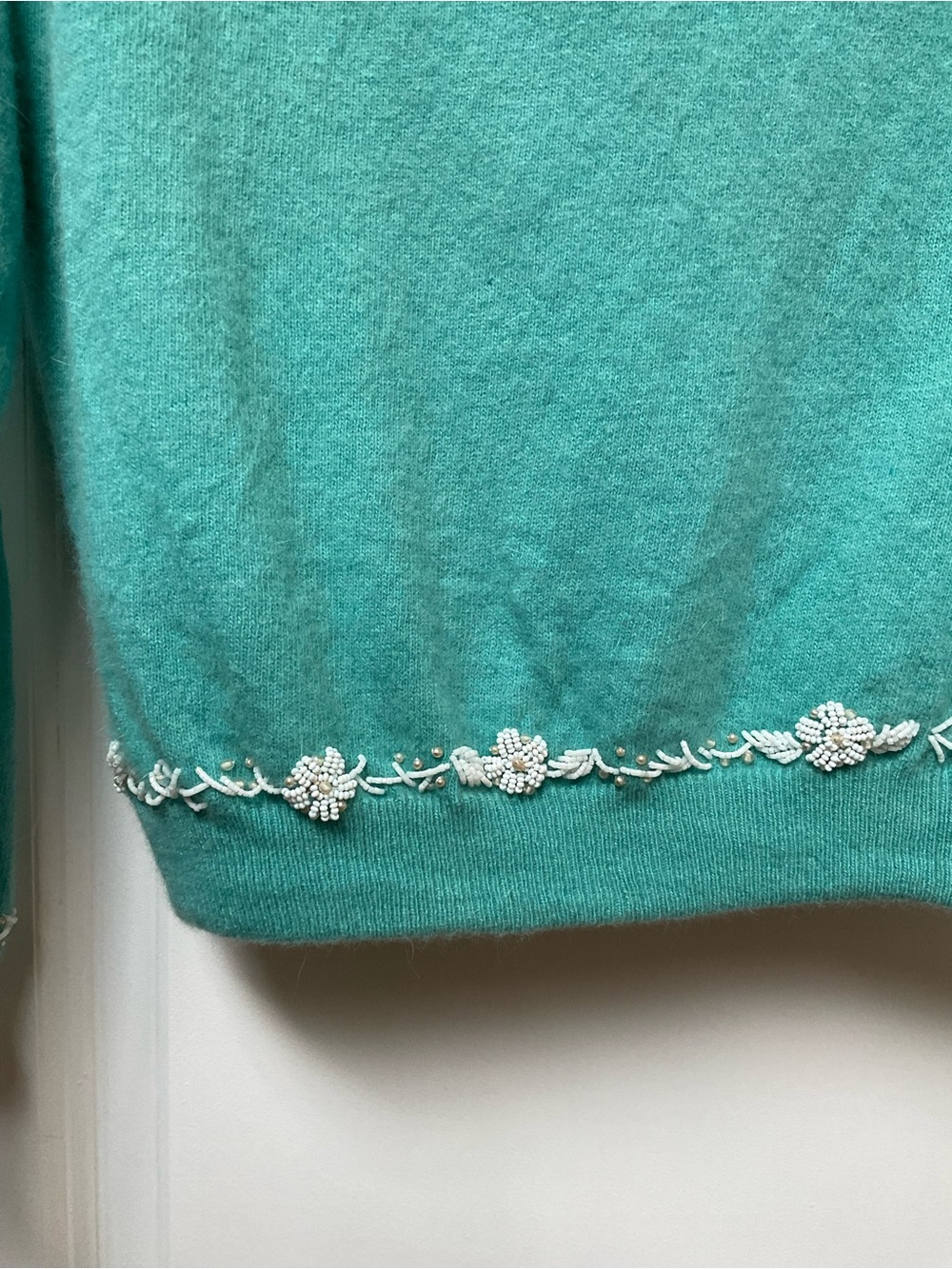 Vintage 50’s-60’s Glass Beaded Cardigan - Picture 10 of 15